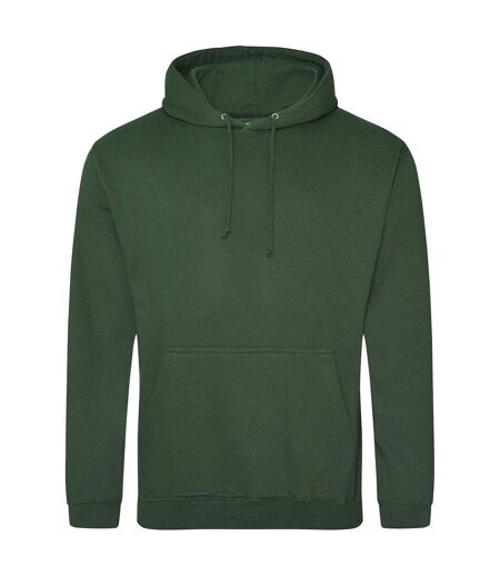 Sweat À Capuche College Adulte Vert Bouteille Awdis