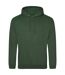 Sweat À Capuche College Adulte Vert Bouteille Awdis-1