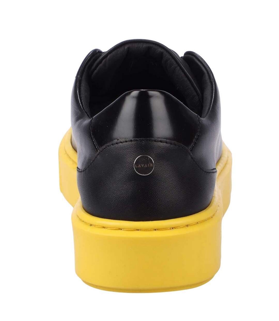 Baskets Style Logo Luna Homme Noir Jaune Lavair-2