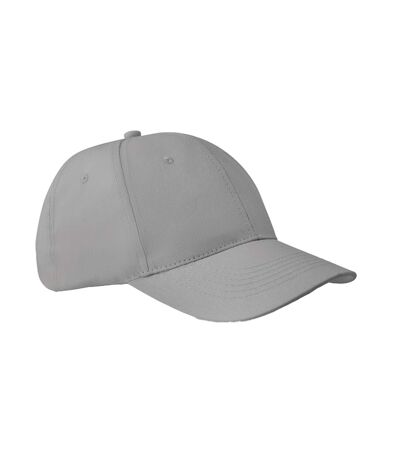 Basie 6 Panel Baseball Cap Grey MidOcean