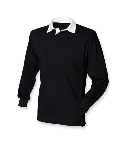 Haut de rugby classic homme noir / blanc Front Row