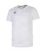 Mens triassic logo short-sleeved jersey white/nimbus cloud Umbro-1