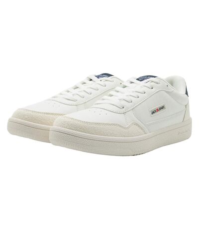 Mens bounce trainers white/navy blazer Jack And Jones