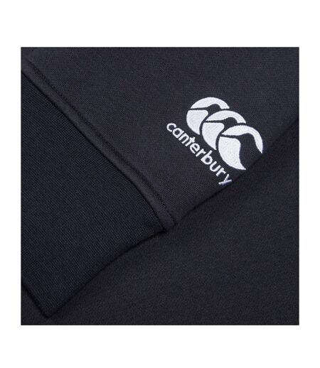Womens/ladies Club Crew Neck Sweatshirt Black Canterbury