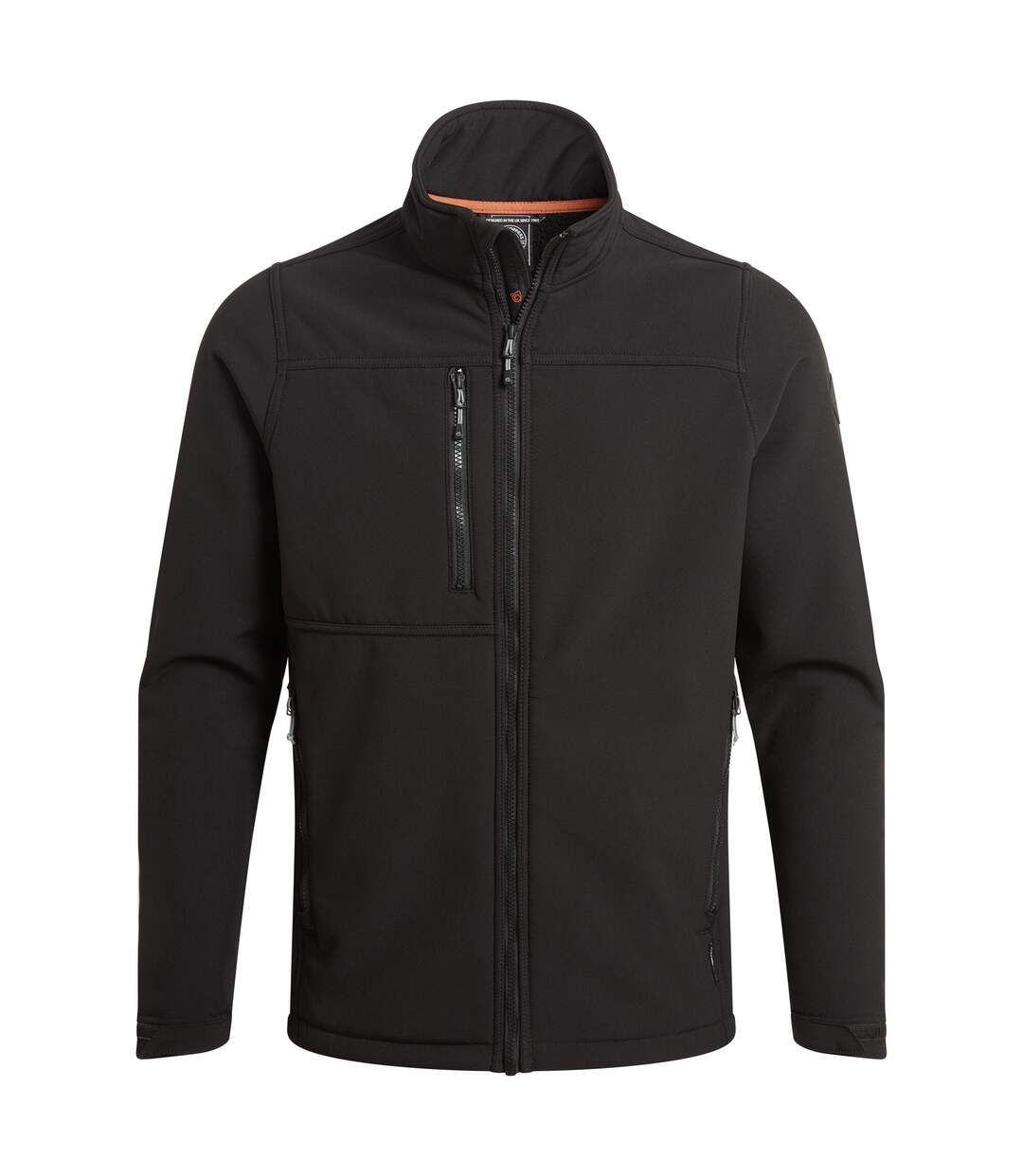 Mens Whitby Soft Shell Jacket Black Craghoppers-2