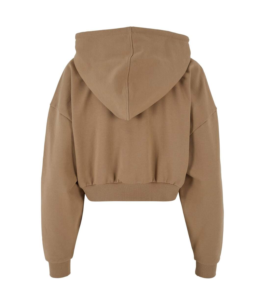 Sweat À Capuche Femme Beige Foncé Urban Classics-2