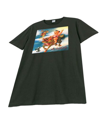 T-shirt Purple Album Cover Adulte Charbon Amplified