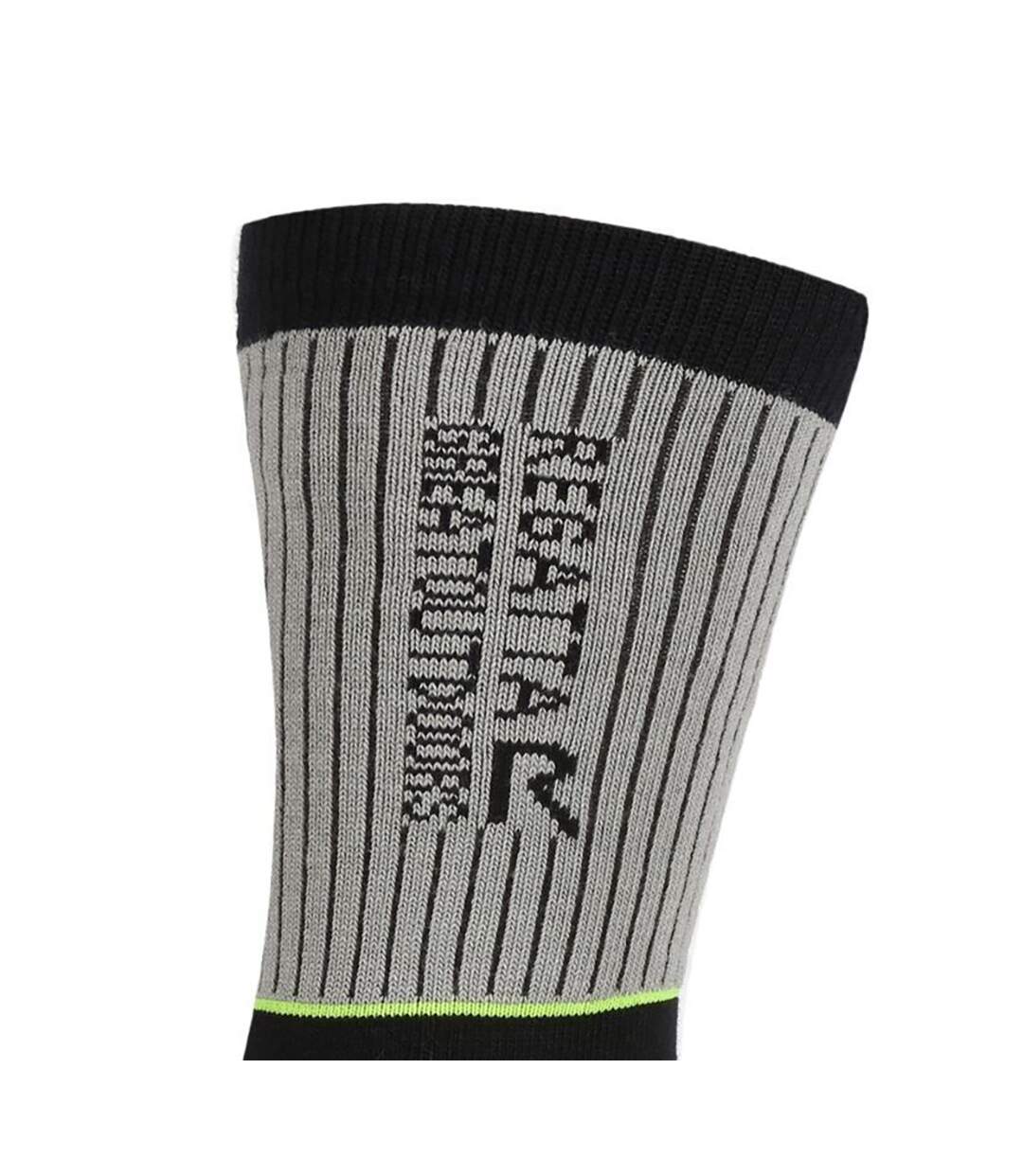 Chaussettes samaris season homme gris foncé / vert clair vif Regatta