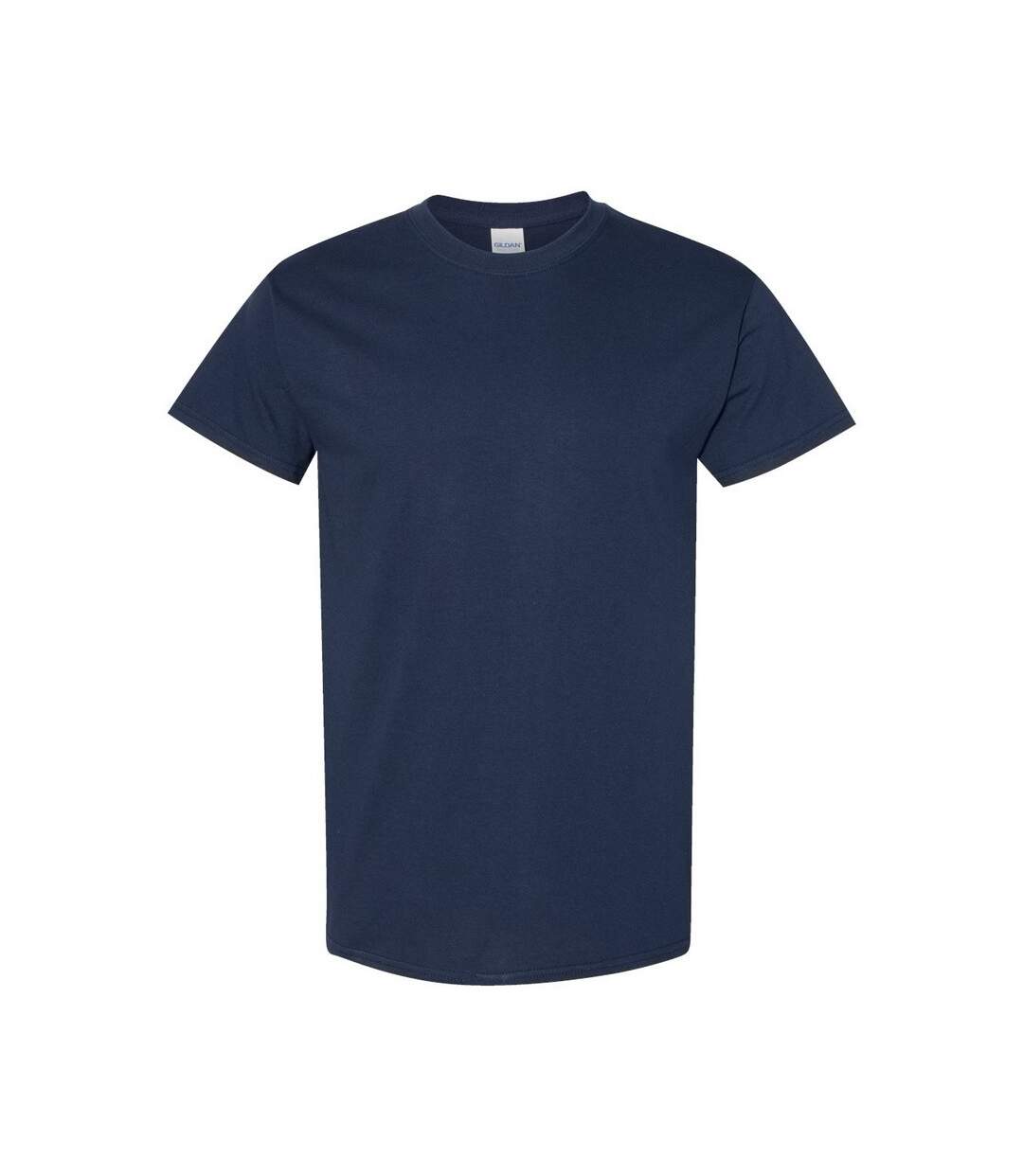Mens Heavy Cotton T-shirt Navy Gildan-1
