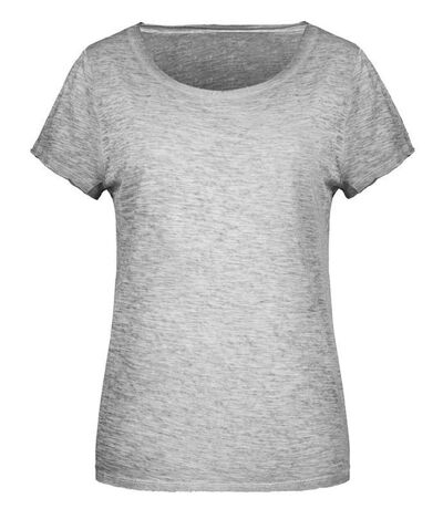 T-shirt bio - Femme - 8015 - gris clair