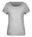 T-shirt bio - Femme - 8015 - gris clair