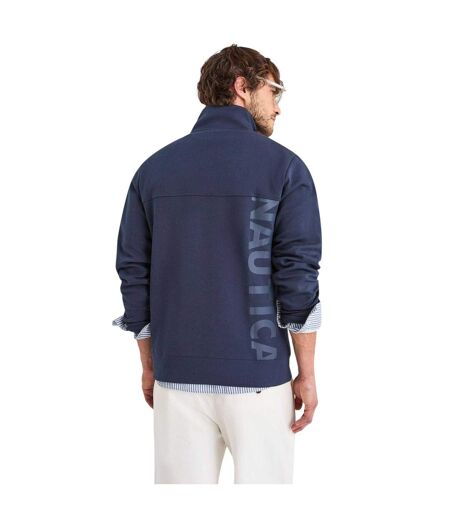 Mens Lumin Quarter Zip Top Dark Navy Nautica