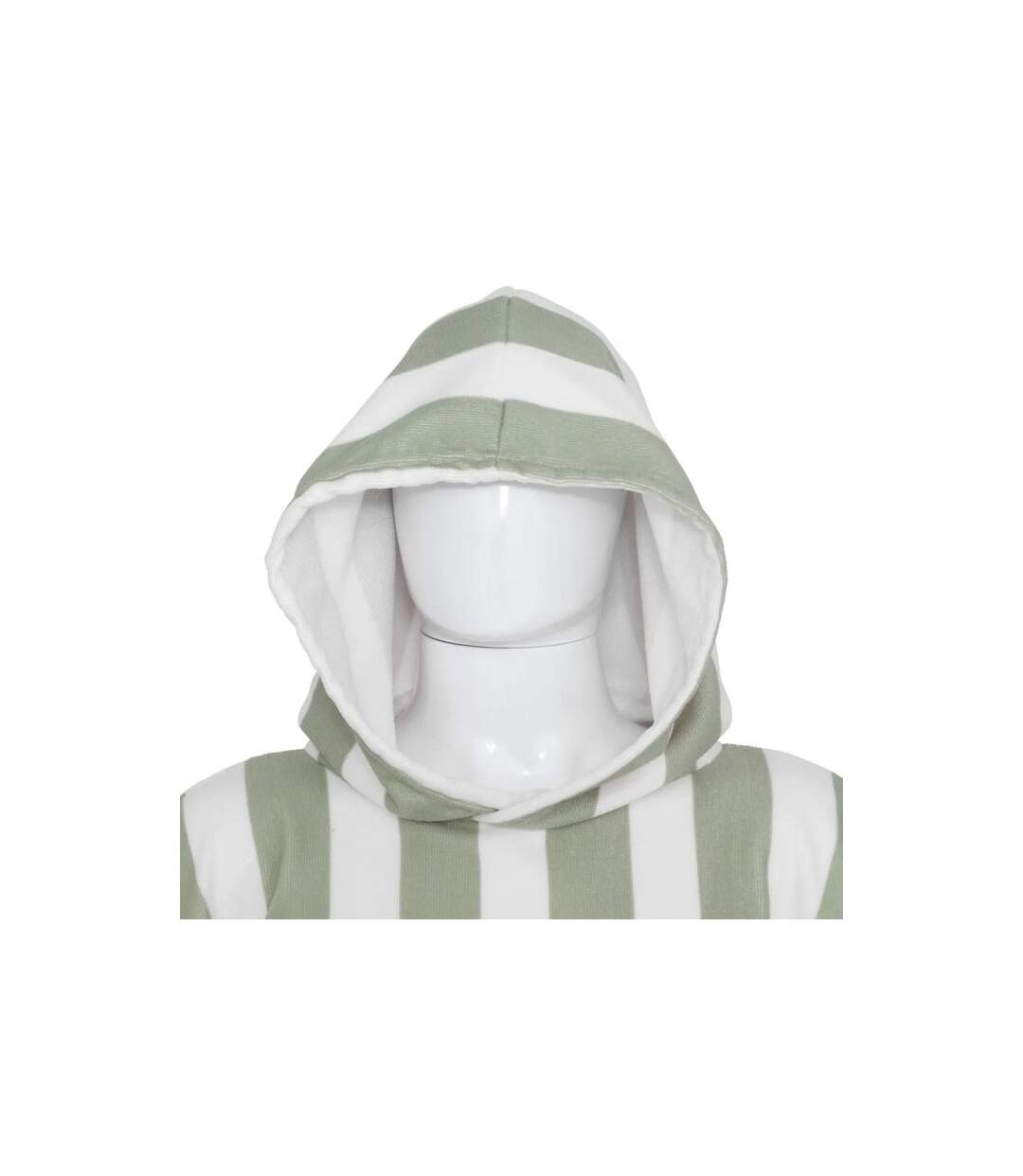 Poncho de Plage en Microfibre Wili 80x100cm Vert Céladon-3