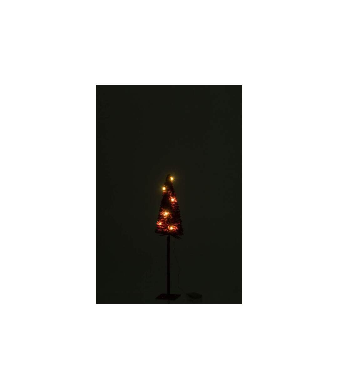 Statuette Déco à LED  Sapin 58cm Rouge-3
