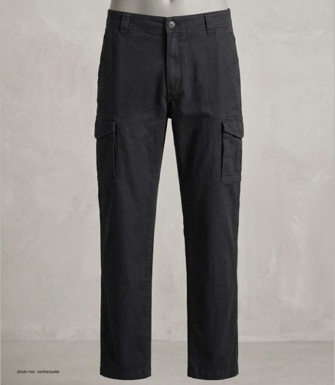 Challenger PANT2001C Pantalon cargo noir : le confort stretch utilitaire-3