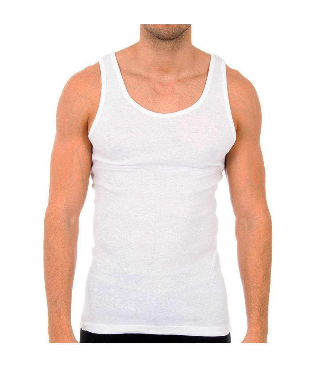 Classic wide strap men's t-shirt 0980