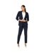 Womens/ladies ruched blazer navy Dorothy Perkins