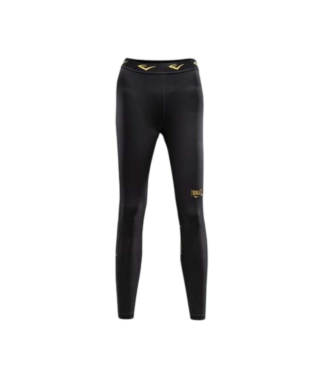 Womens/ladies Leonard Leggings Black Gold Everlast-1
