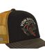 Casquette trucker filet effet usé avec print Crew Wolfy Vondutch-3