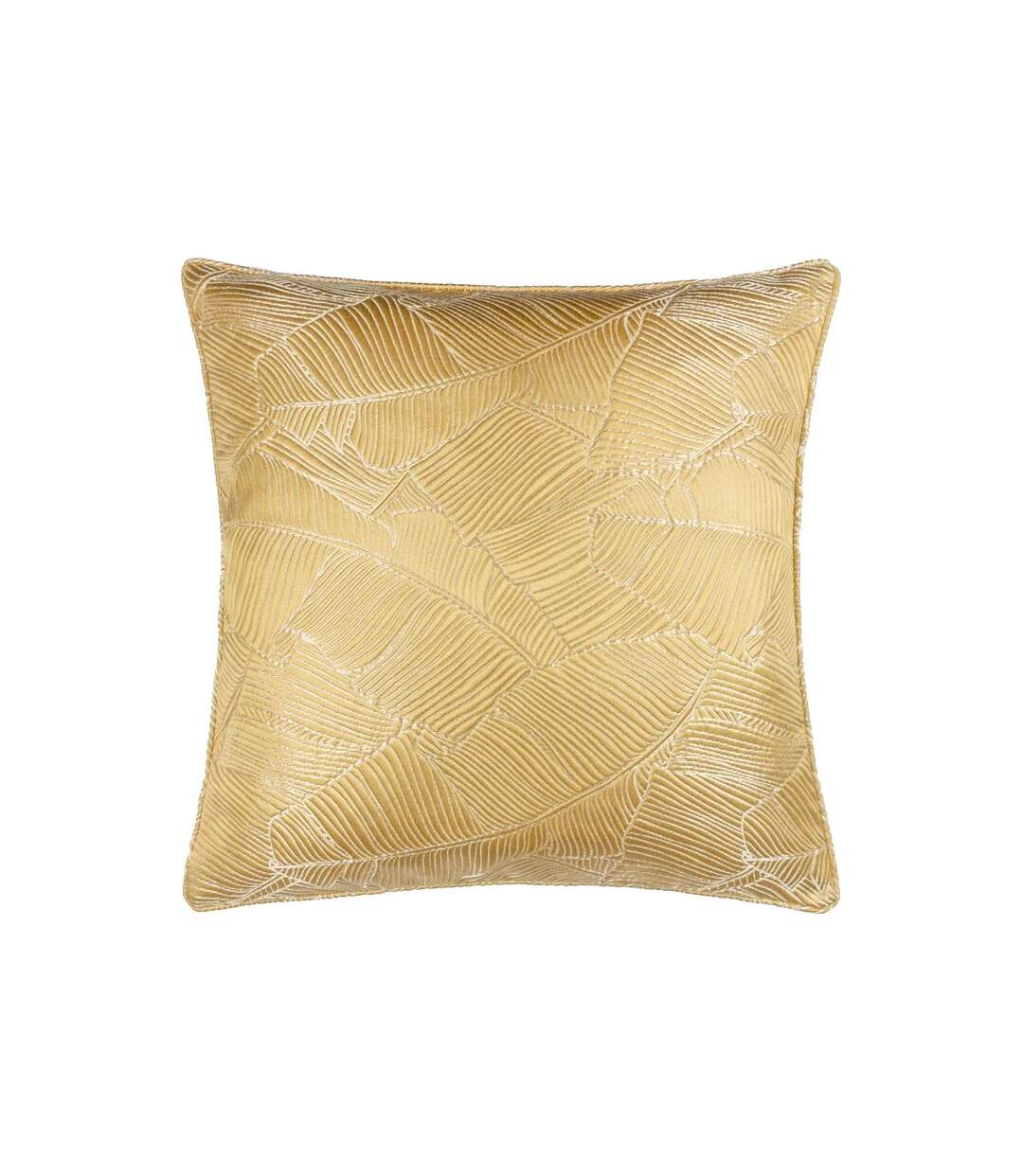 Seymour jacquard embroidered cushion cover 50cm x 50cm gold Generic