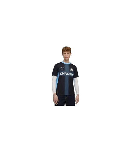 Mens 25/26 Olympique De Marseille Fc Away Shirt Navy Blue Blue Puma