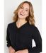 Pull fin col cravate mélange laine-4