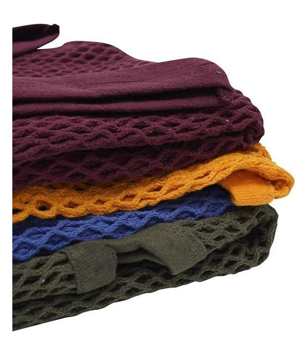 Débardeurs Motif/style Ficelle Homme Bordeaux Orange Bleu Noir Keanu-4