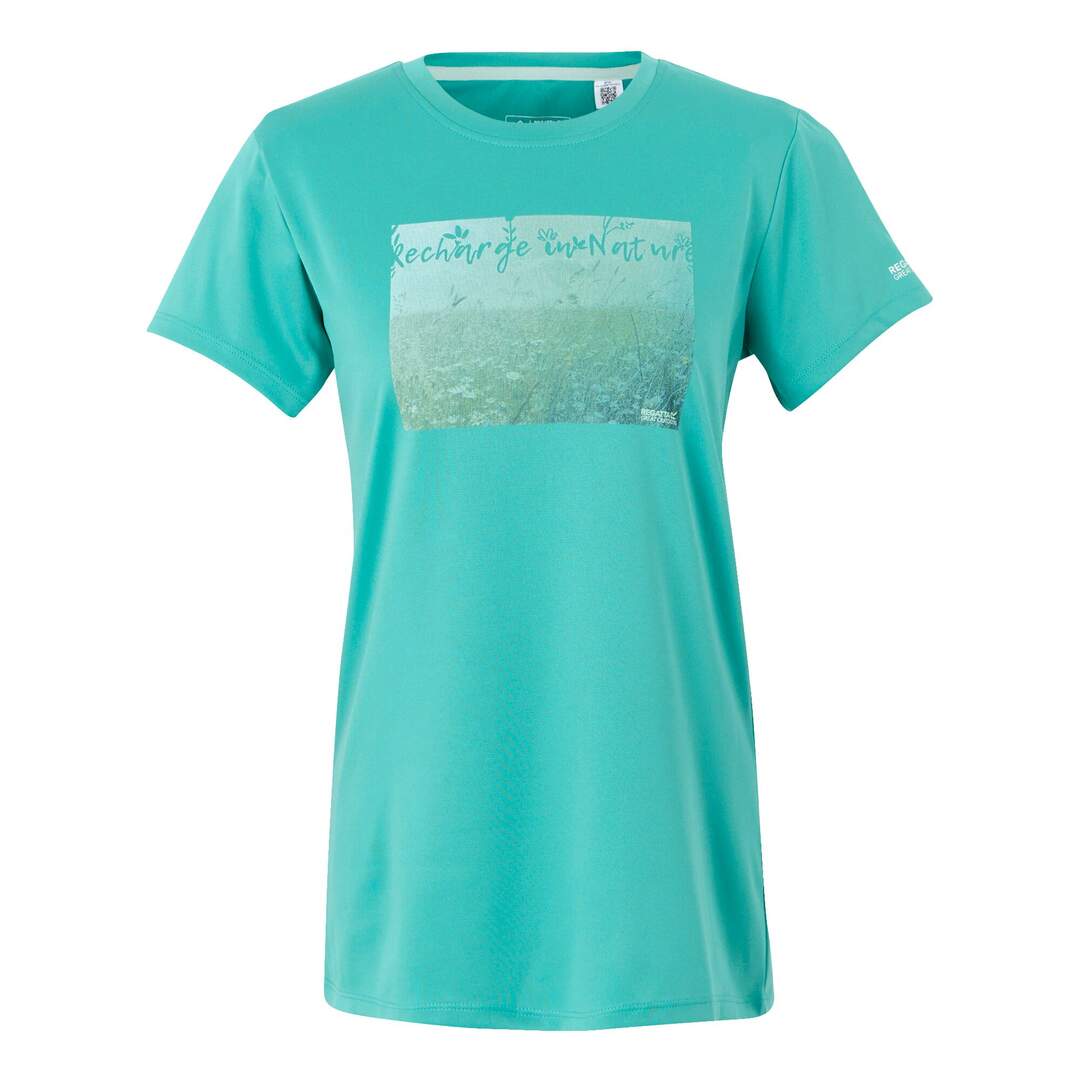 T-shirt fingal femme turquoise vif Regatta-1