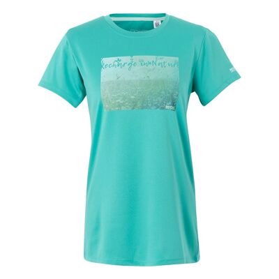 T-shirt fingal femme turquoise vif Regatta