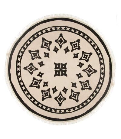 Tapis de Salon Nomade 90cm Beige