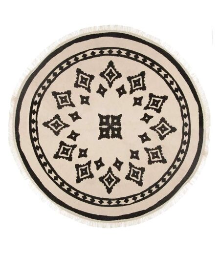 Tapis de Salon Nomade 90cm Beige