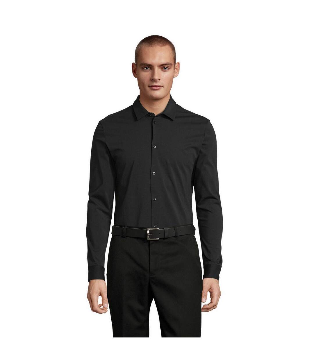 Chemise Balthazar Homme Noir NEOBLU-1