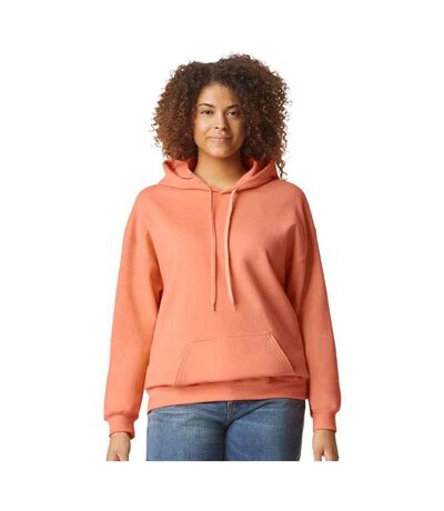 Unisex softstyle midweight hoodie tangerine Gildan