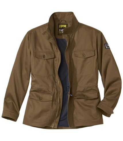 Men's Safari Jacket - Brown