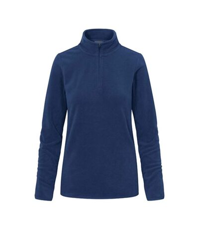 Veste polaire troyer femme bleu marine français Promodoro