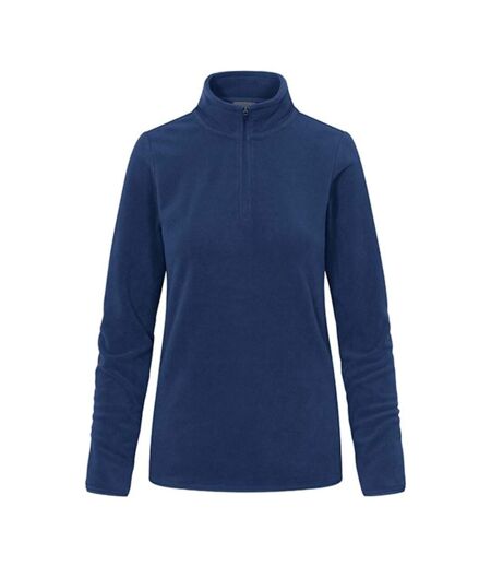 Veste polaire troyer femme bleu marine français Promodoro