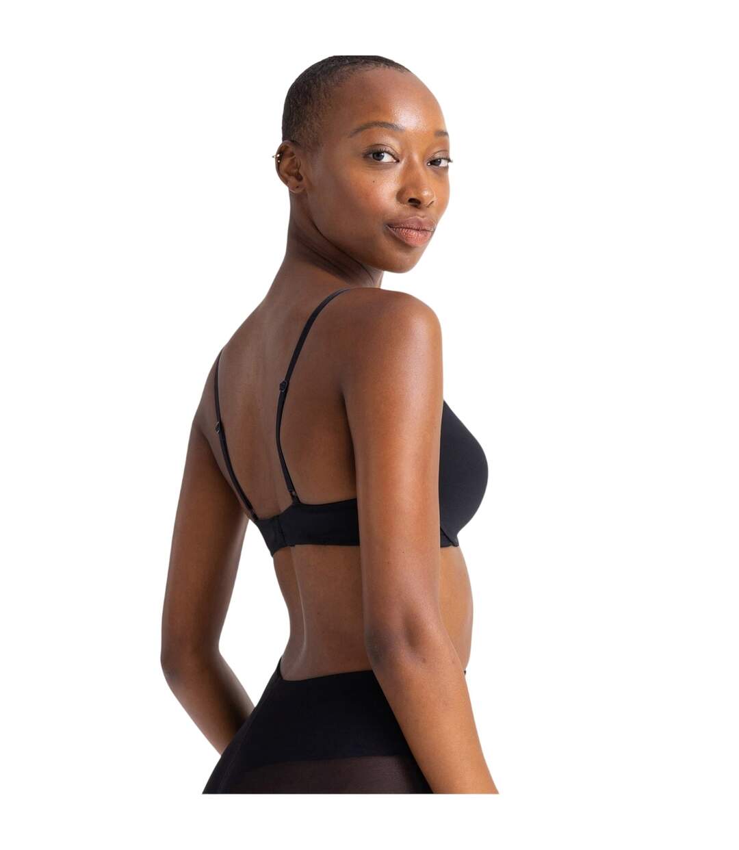 Womens/ladies Underwired Bra Black Dorina-4