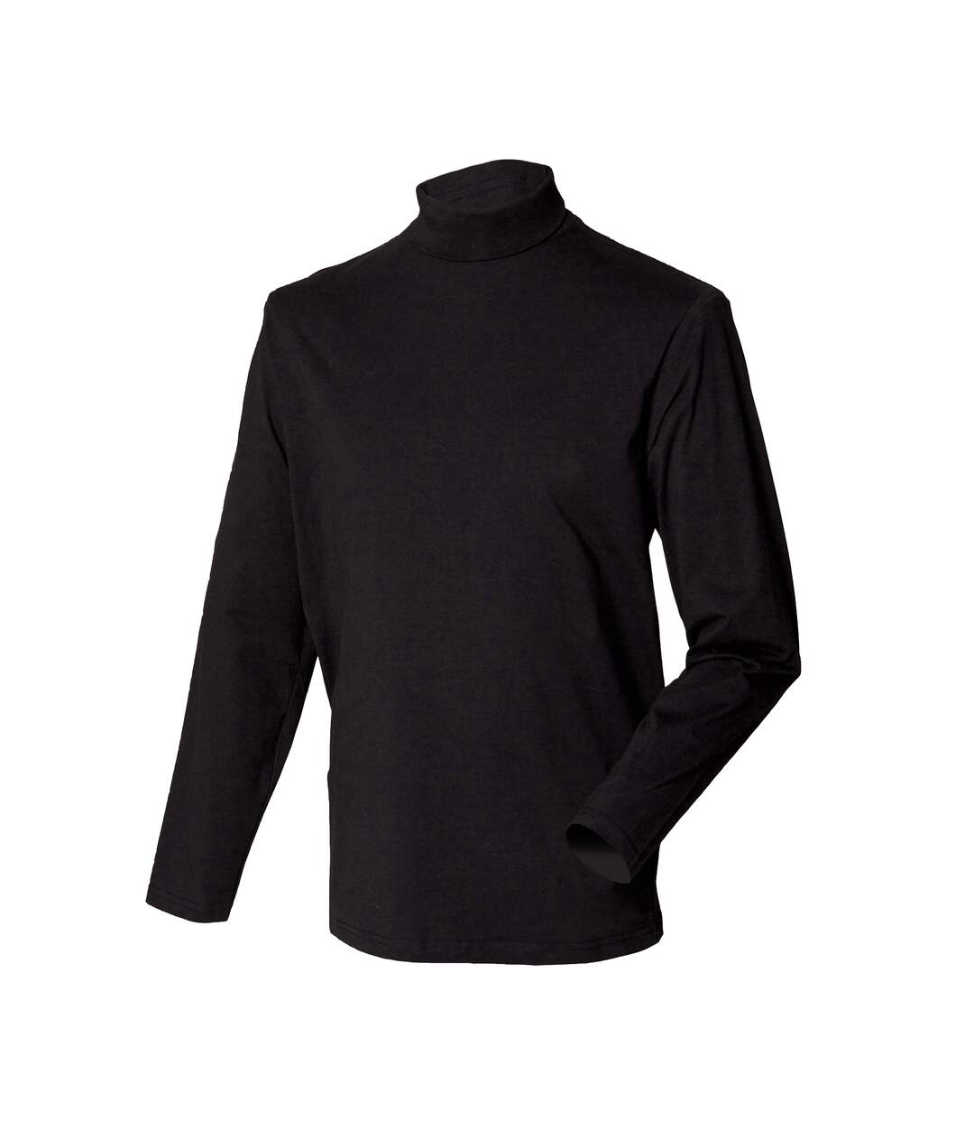 Sweatshirt à col roulé homme noir Henbury