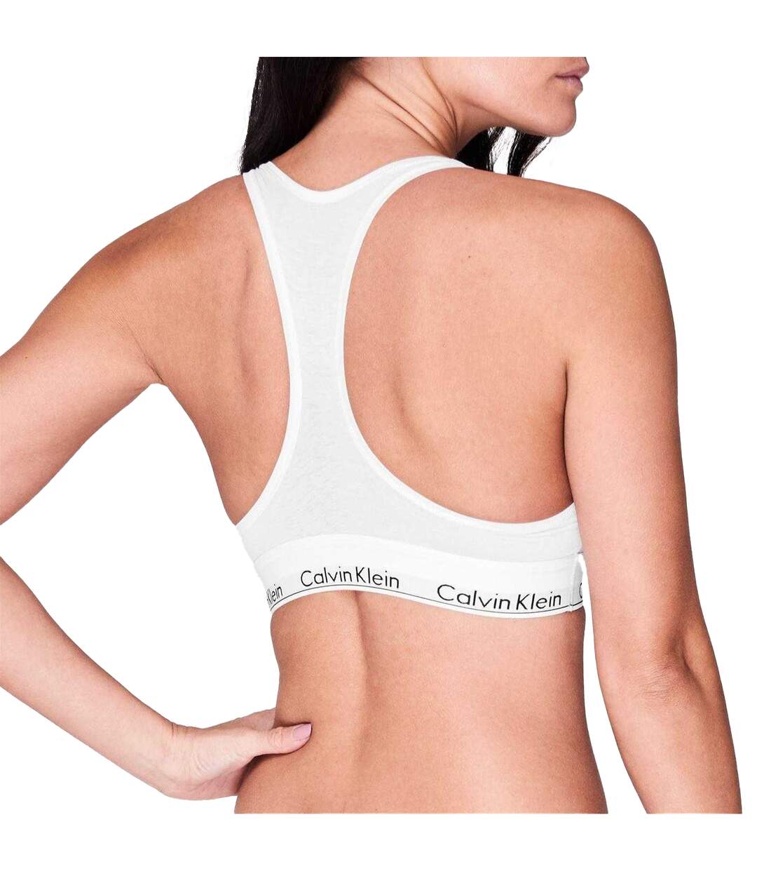 Brassière Motif/style Logo Femme Blanc Calvin Klein-4