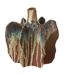 Vase Déco en Céramique Naga 20cm Rouille-1