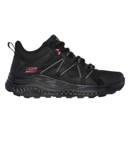 Womens/ladies Lunatrail Logo Trainers Black Skechers