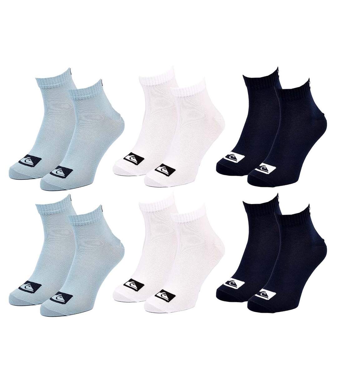 Chaussettes QUICKSILVER QUARTER Pack de 6 Paires 7462-2