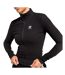 Sweat zippé noir femme adidas tracktop-1