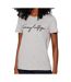T-shirt Gris Femme Tommy Hilfiger Heritage