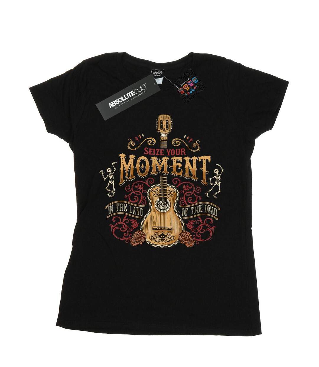 Disney - T-shirt COCO LAND OF THE DEAD - Femme (Noir) - UTBI14354-1
