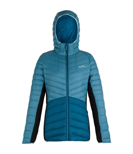 Doudoune Matelassée Leedre Femme Bleu Orage Bleu Marocain Noir Regatta
