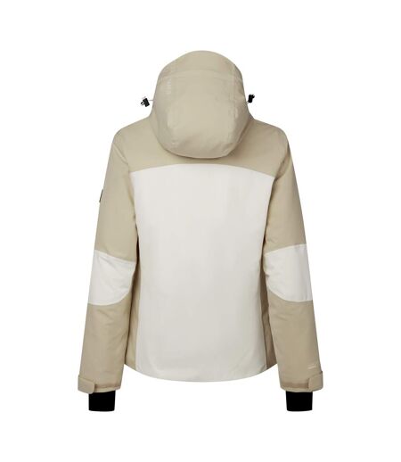 Womens/ladies Lumi Stretch Ski Jacket White Pepper Egret Dare 2B