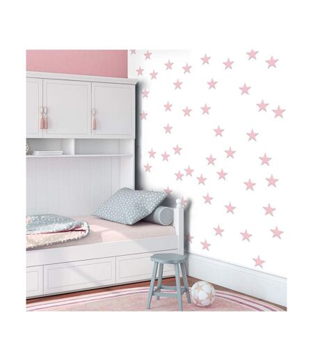 Papier Peint Pink Stars 50x1000cm