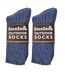 Sock Snob - Lot de 6 chaussettes de randonnée épaisses en mélange pour hommes-2