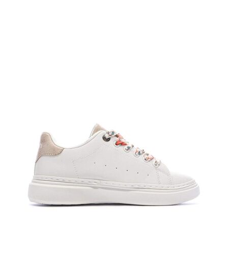 Baskets blanches femme refresh  175227  coral